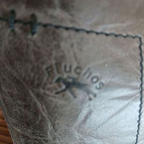 Dorking by Fluchos Vintage Brownish/Grey Mid Calf Leather Boots Sz 38/7.5 - Picture 11 of 16